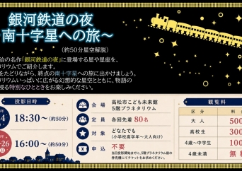 【不朽の名作】銀河鉄道の夜~南十字星への旅~こども未来館version